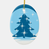 Winter Trees Ornament Personalized Winter Decor (Voorkant)