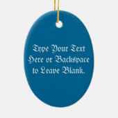 Winter Trees Ornament Personalized Winter Decor (Achterkant)