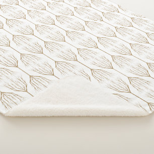 Winter Trees Sherpa Blanket (3 Sizes) Deken