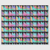 Winter Trees Wrapping Paper Cadeaupapier (Vlak)