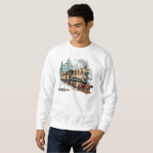 Winter Trein Sweatshirt (Voorkant volledig)