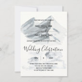 Winter-trouwuitnodiging Kaart (Voorkant)