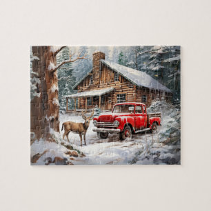 Winter  Truck Puzzel