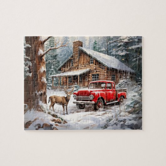 Winter Truck Puzzel (Horizontaal)