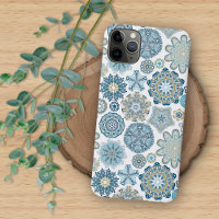 Winter Turquoise Blauwgroen Blue Mandala Art Patte