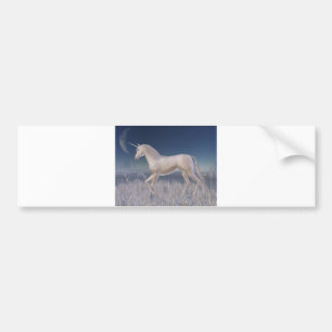 Winter Unicorn - lopend Bumpersticker