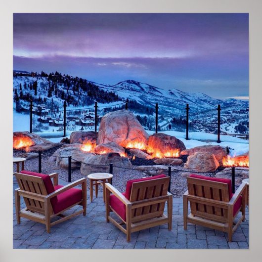 Winter Vacation Wall Art Poster (Voorkant)