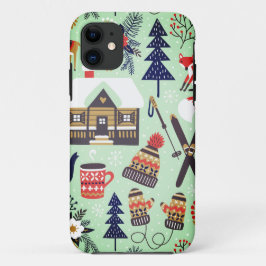 Winter/Vakantie Apple iPhone Hoesje