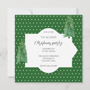Winter Vakantie Groen Land Beauty Kaart