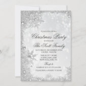 Winter Vakantie Kerstfeest uitnodiging (Voorkant)