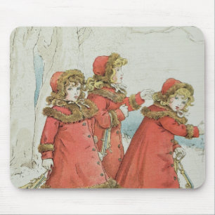 Winter' van April Baby's Book of Tunes, 1900 Muismat
