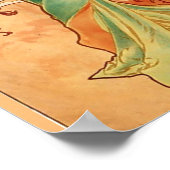 Winter van Mucha Poster (Hoek)