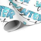 Winter Vibes Customize Cadeaupapier (Rol Hoek)