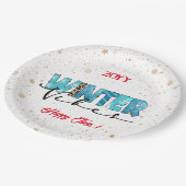 Winter Vibes Customize Papieren Bordje (Gekanteld)