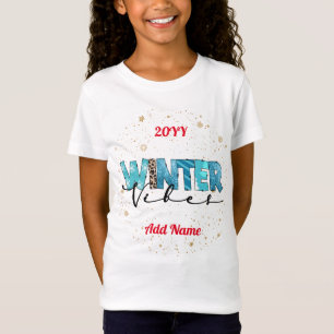 Winter Vibes Customize T-shirt