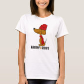 Winter Vibes Dachshund T-Shirt (Voorkant)