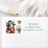 Winter Vibes Koe - Retouradres Etiket (Insitu)