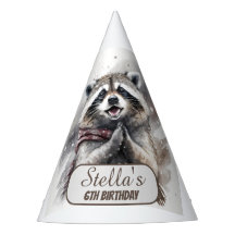 Winter Vibes Raccoon - Verjaardagsfeest Pet