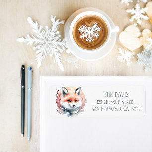 Winter Vibes Watercolor Vos Retouradres Etiket