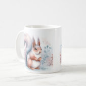 Winter Vibes Waterverf Eekhoorn - Koffiemok (Voorkant links)