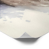 Winter Vibes Waterverf Ezel - Kinder Poster (Hoek)