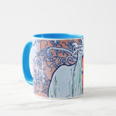 Winter (Vier seizoenen), Alphonse Mucha Mok (Voorkant links)