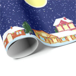 Winter Village Cadeaupapier