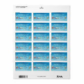 Winter Village Family Return Label (Full Sheet)