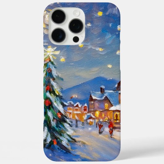 Winter Village Holiday Case-Mate iPhone Case (Achterkant)