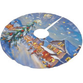 Winter Village Holiday Kerstboom Rok (Gekanteld)