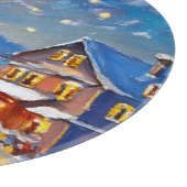 Winter Village Holiday Snijplank (Hoek)