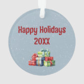 Winter Village In a Mountain Valley (dos)