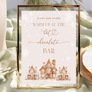 Winter Village Warm op bij de Hot Chocolate Bar Poster