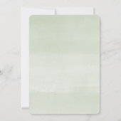 Winter Virtual Baby shower genderneutraal dennenbo Kaart (Achterkant)