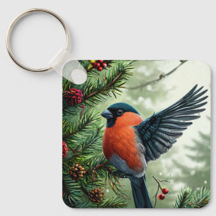 🐦 Winter Vogel Accent Voor Tassen En Sleutels 🎁 Sleutelhanger