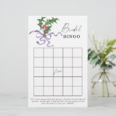 Winter vrijgezellenfeest bingospel (Staand voorkant)