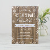 Winter-Vrijgezellenfeest Kaart (Staand voorkant)