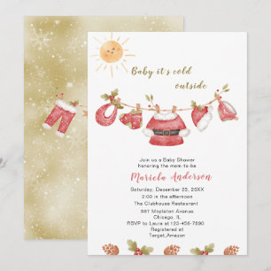 Winter Vrolijk Kerstmis Sneeuwman Waterverf Baby S Kaart