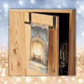  winter vrolijk kerstmonogram | theedoek