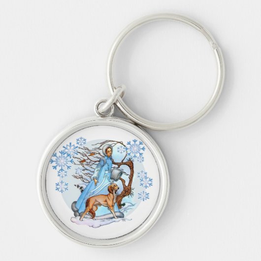 Winter Walk Sleutelhanger (Voorkant)