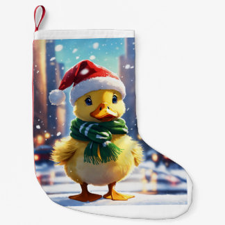 Winter Wanderer: het Schattige eendje in NYC Kleine Kerstsok
