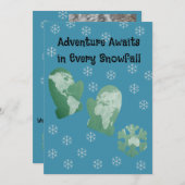 Winter Wanderlust Holiday Kaart (Voorkant / Achterkant)