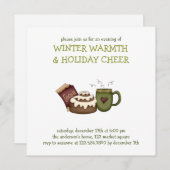 Winter Warmth ・ Cinnamon Roll Kaart (Voorkant / Achterkant)