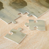 Winter Watercolor Cardinal and Sparrows Legpuzzel (Zijkant)