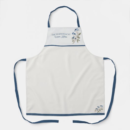 Winter Watercolor  Schort (Voorkant)