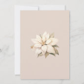 Winter Waterverf Beer Baby shower Dank u kaart (Achterkant)