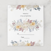 Winter Waterverf Flowers (Buitenkant ongevouwen)