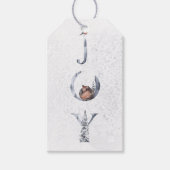 Winter Waterverf Joy Kerstmis Cadeaulabel (Voorkant)