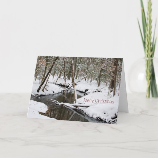 Winter Way Kerst Kaart (Voorkant)