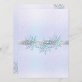 Winter Weddenschap Kaart (Voorkant / Achterkant)